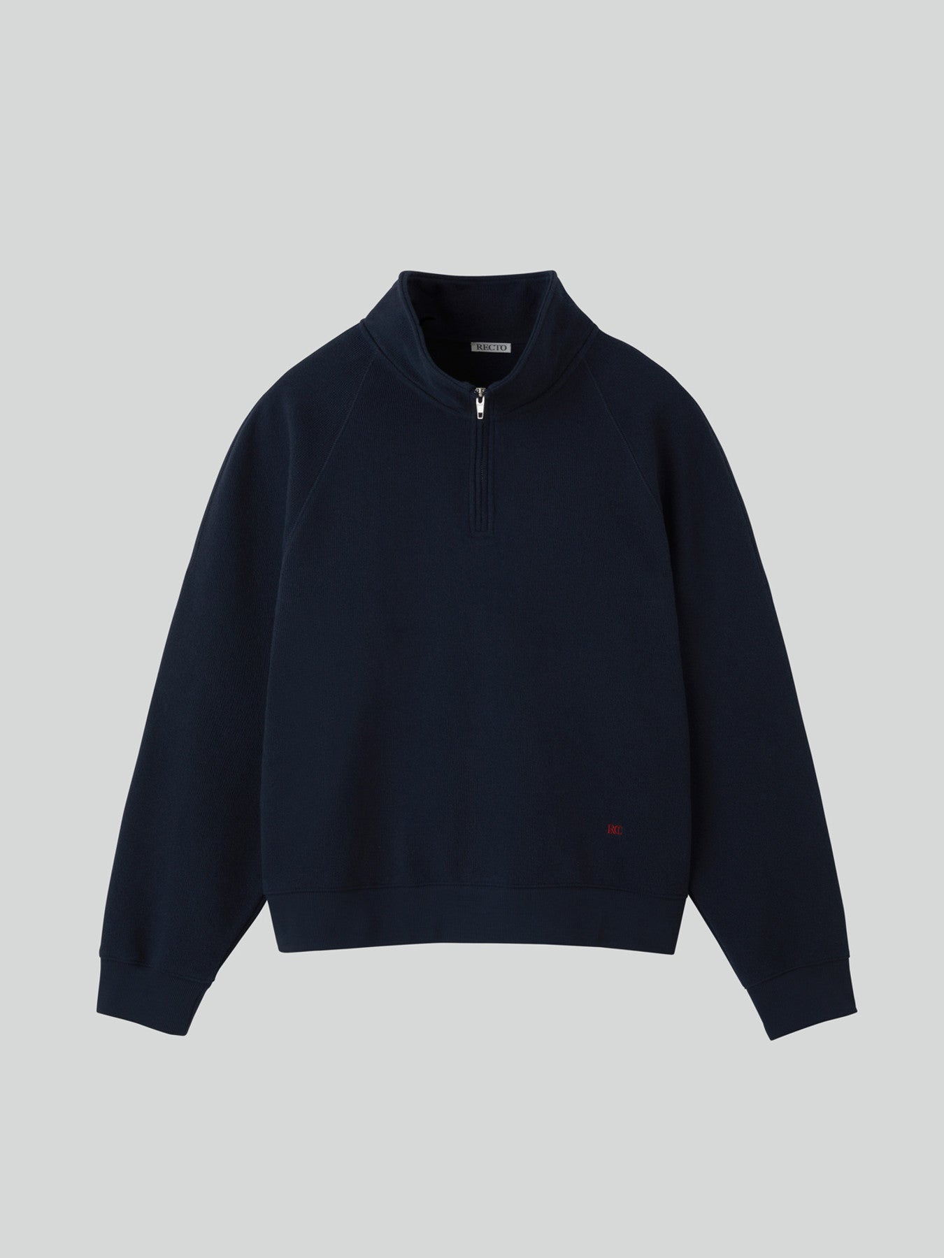 Recto - Rc Logo Half-Zip Sweatshirt (Navy) product image 5 | TRAB K-Fashion Australia