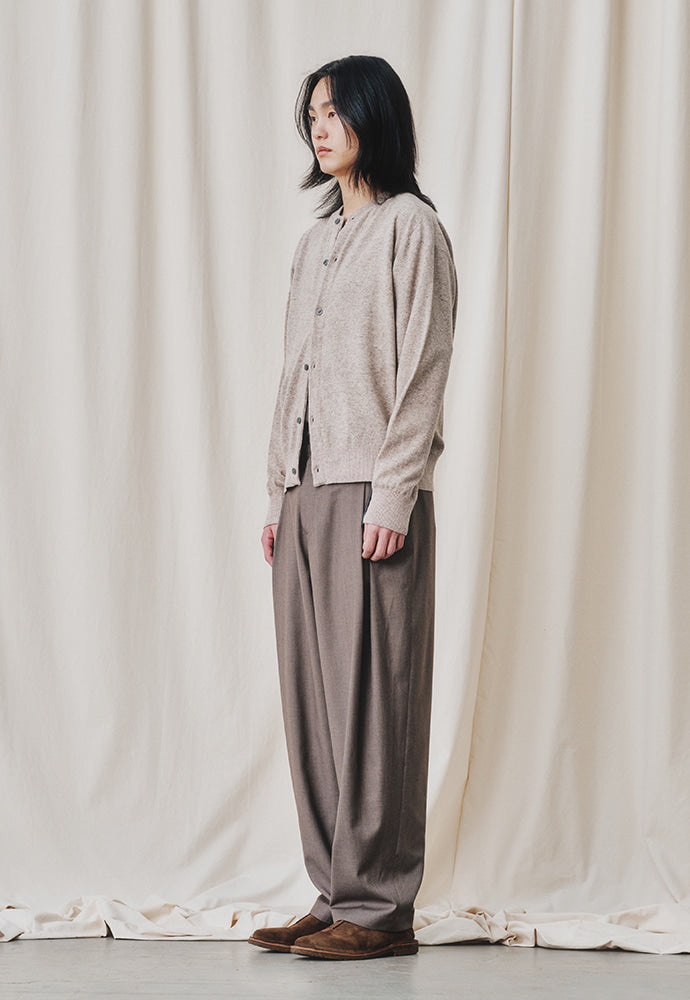 Art if acts - Wool Side Two Tuck Pants (Brown) product image 4 | TRAB K-Fashion Australia
