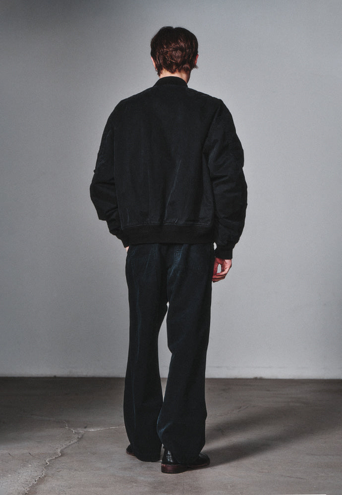 Art if acts - Garment-Dyed MA-1 (Black) product image 3 | TRAB K-Fashion Australia