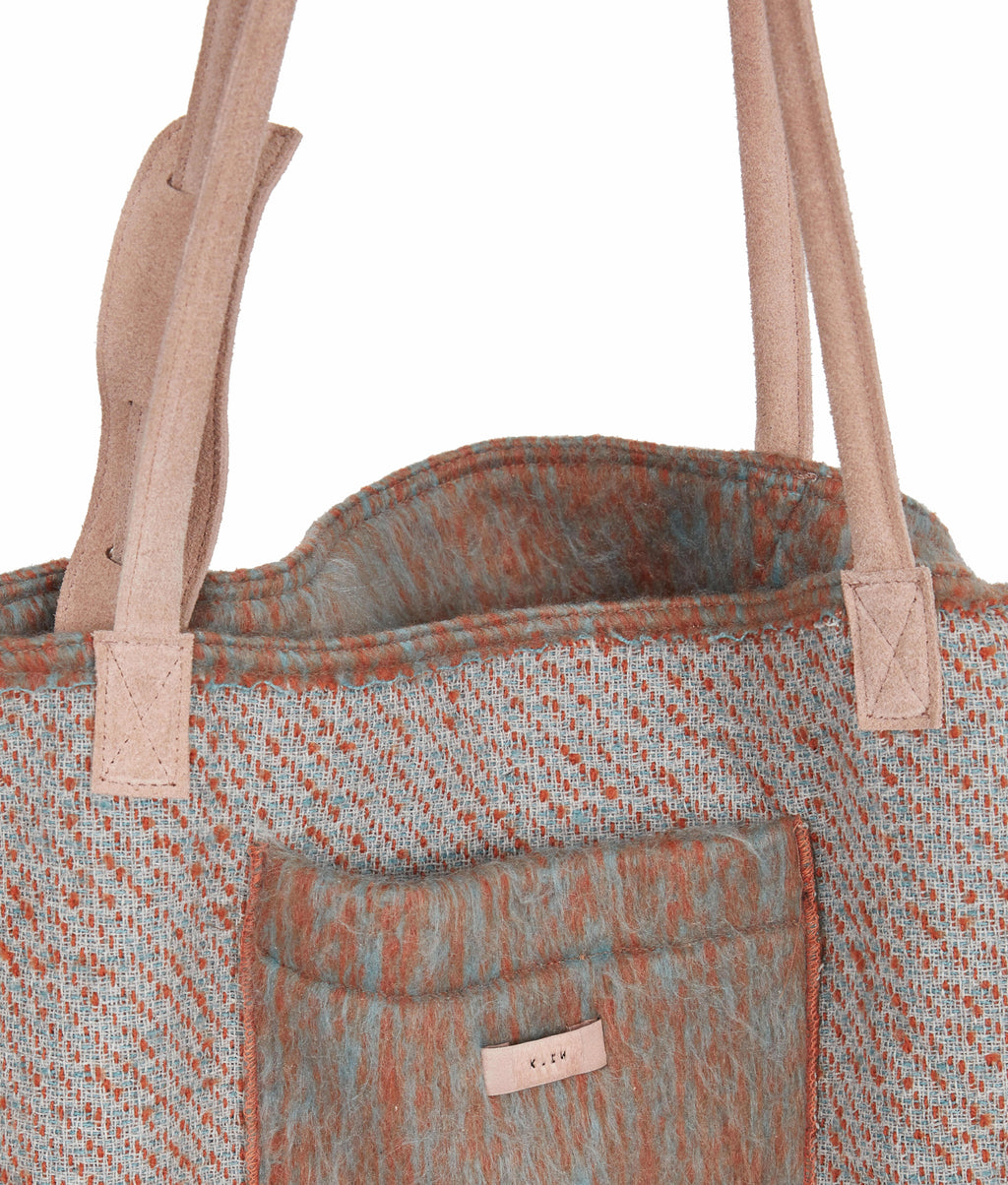 XLIM - Ep.8 Synopsis 01 Fur Bag (Orange / Mint) product image 7 | TRAB K-Fashion Australia