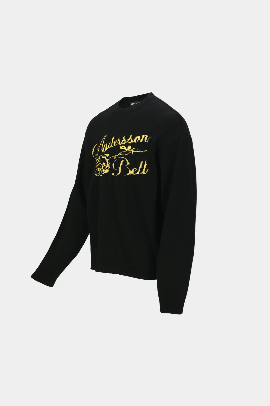 Andersson Bell - Unisex Cashmere Rose Crew-Neck Sweater (Black) product image 20 | TRAB K-Fashion Australia