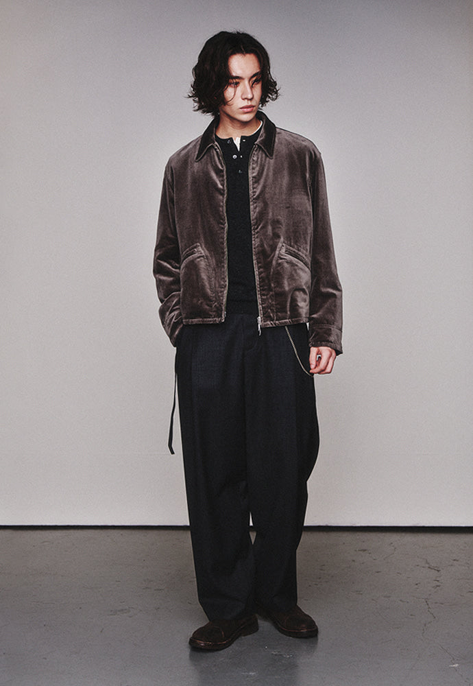 Art if acts - Velvet Sports Jacket (Wood Grey) product image 4 | TRAB K-Fashion Australia