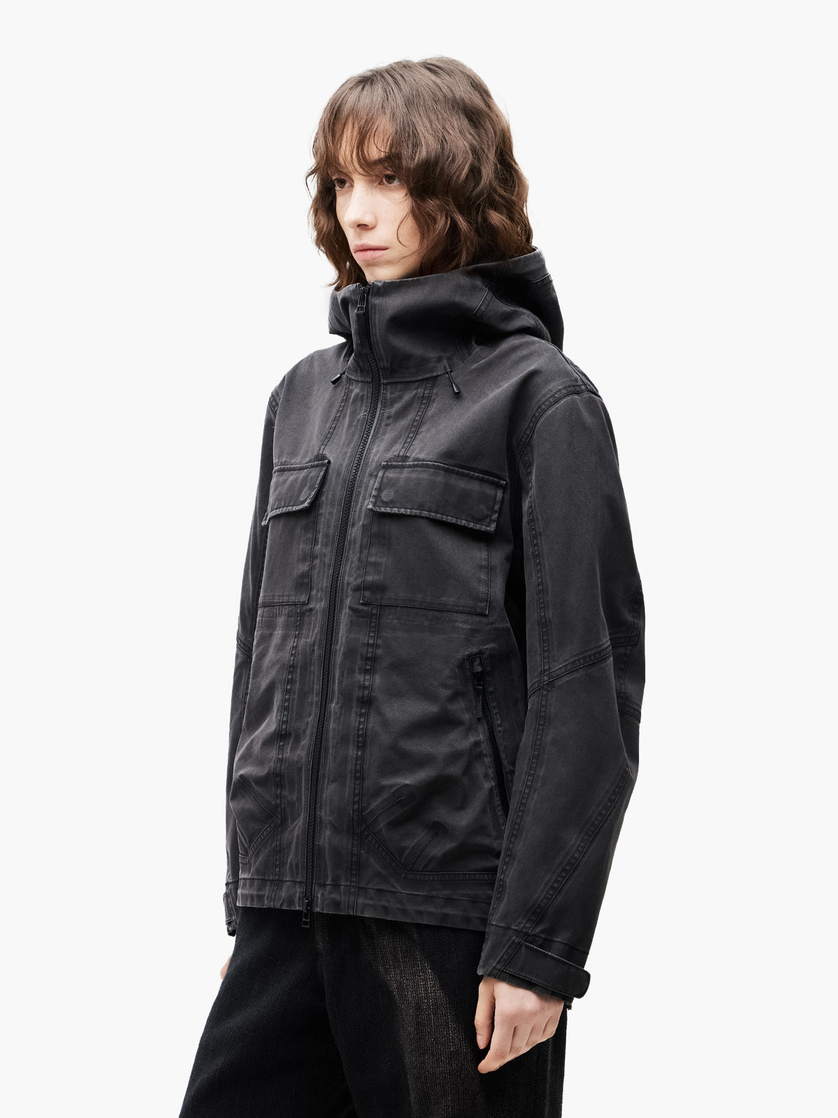 Jiyong Kim - Multi Pocket Jacket (Black) product image 4 | TRAB K-Fashion Australia