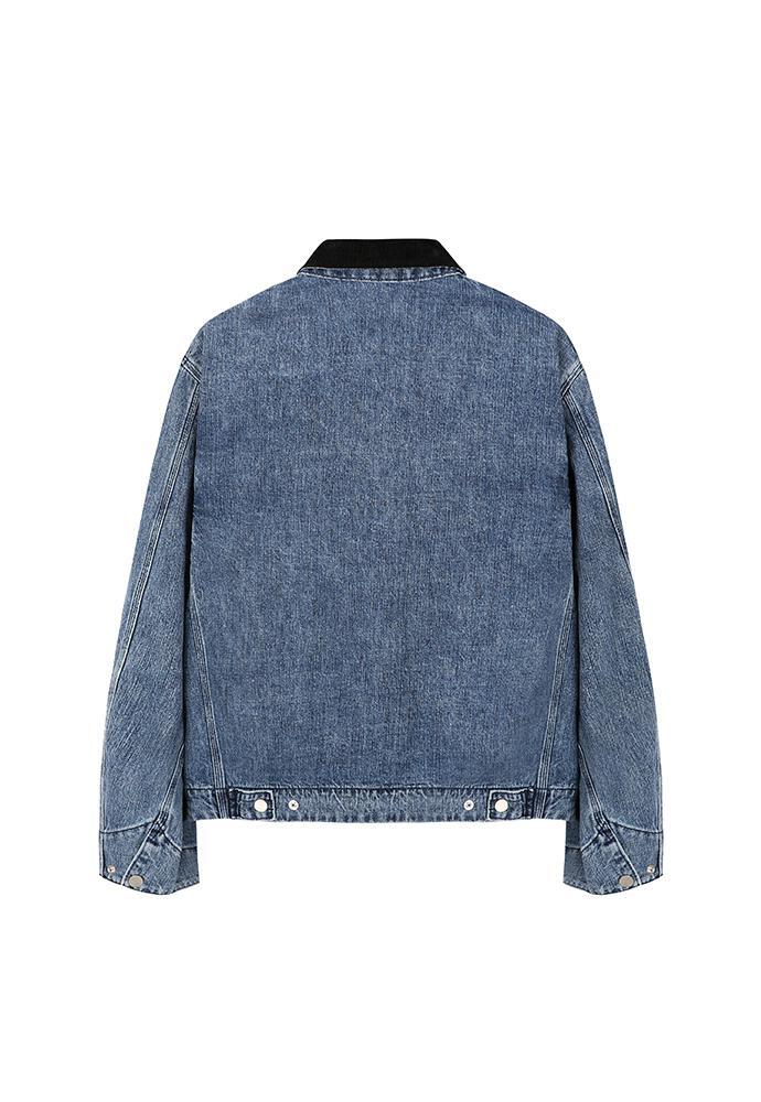 Art if acts - Marina Denim Work Jacket (Mid Blue) product image 6 | TRAB K-Fashion Australia