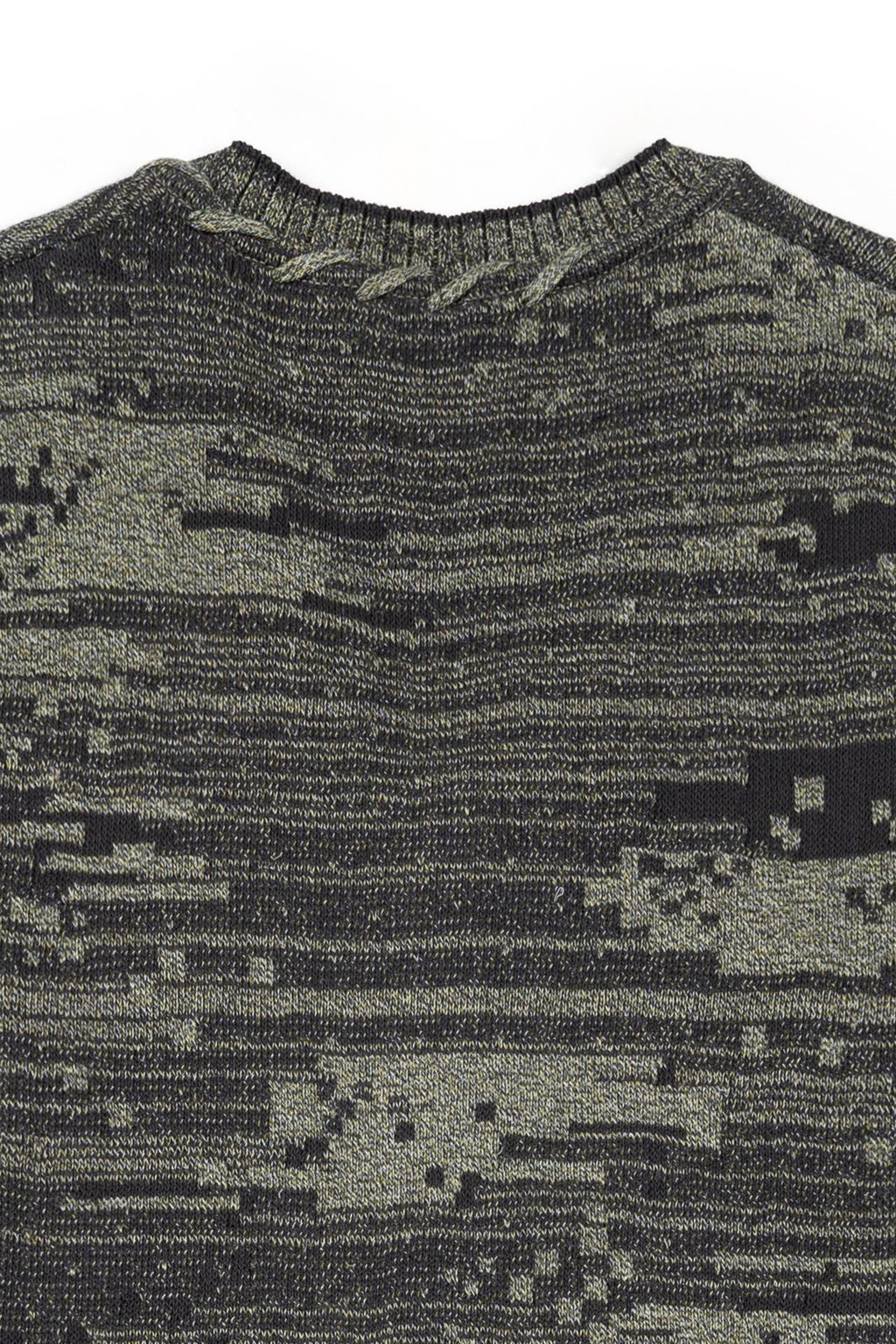 Ioedle - Mosaic Urban Knit Vest Cardigan (Green) product image 7 | TRAB K-Fashion Australia