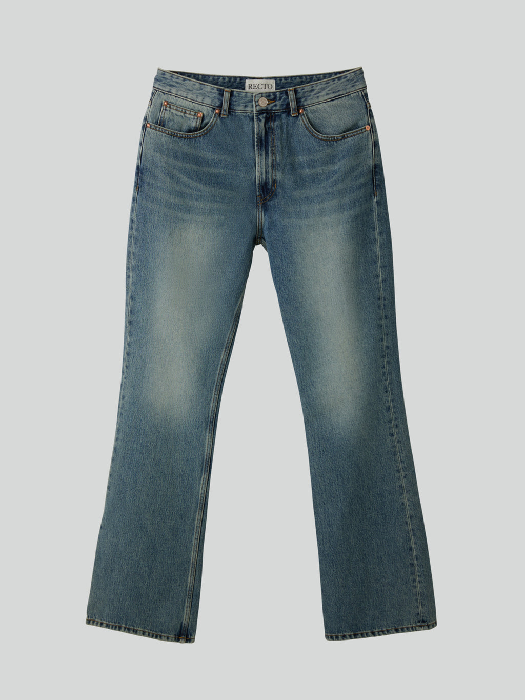 Recto - Flare Denim Pants (Vintage Blue) product image 7 | TRAB K-Fashion Australia