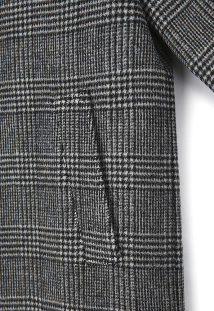 Tonywack - Mac Overcoat (Black / White Glen Check) product image 13 | TRAB K-Fashion Australia