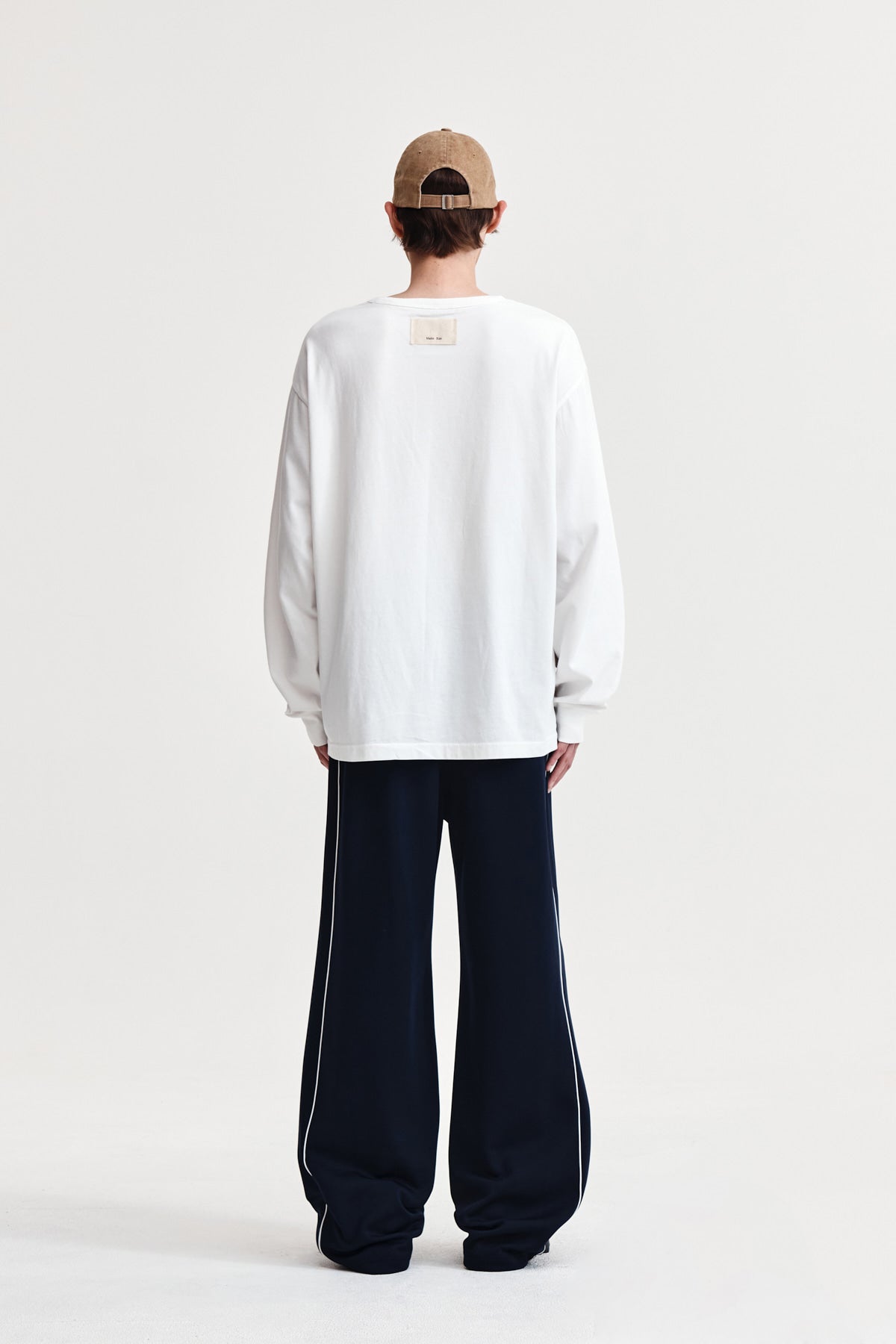 Matin Kim - Patch Graphic Long Sleeve Top (White) product image 12 | TRAB K-Fashion Australia