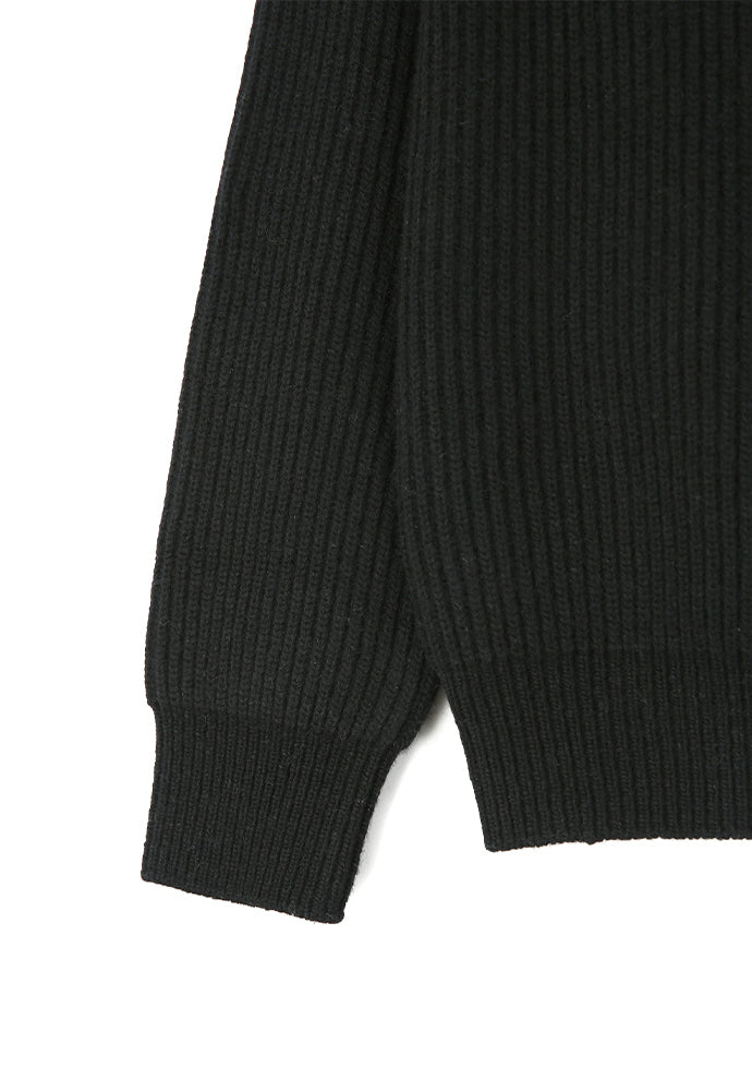 Art if acts - Cashmere Full Zip-up Jacket (Black) product image 11 | TRAB K-Fashion Australia