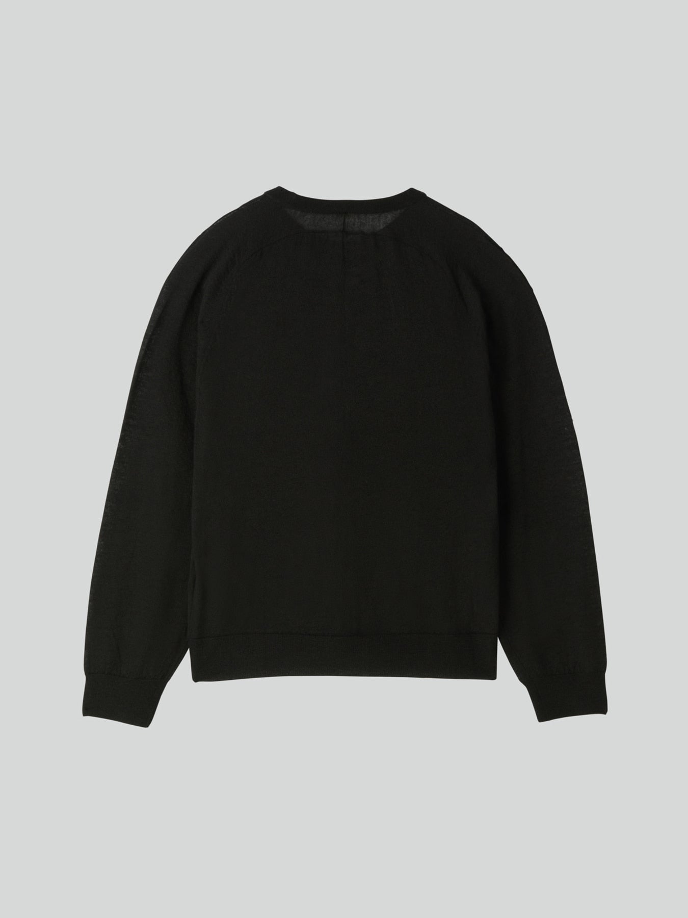 Recto - Rc Sheer Knit Top (Black) product image 9 | TRAB K-Fashion Australia
