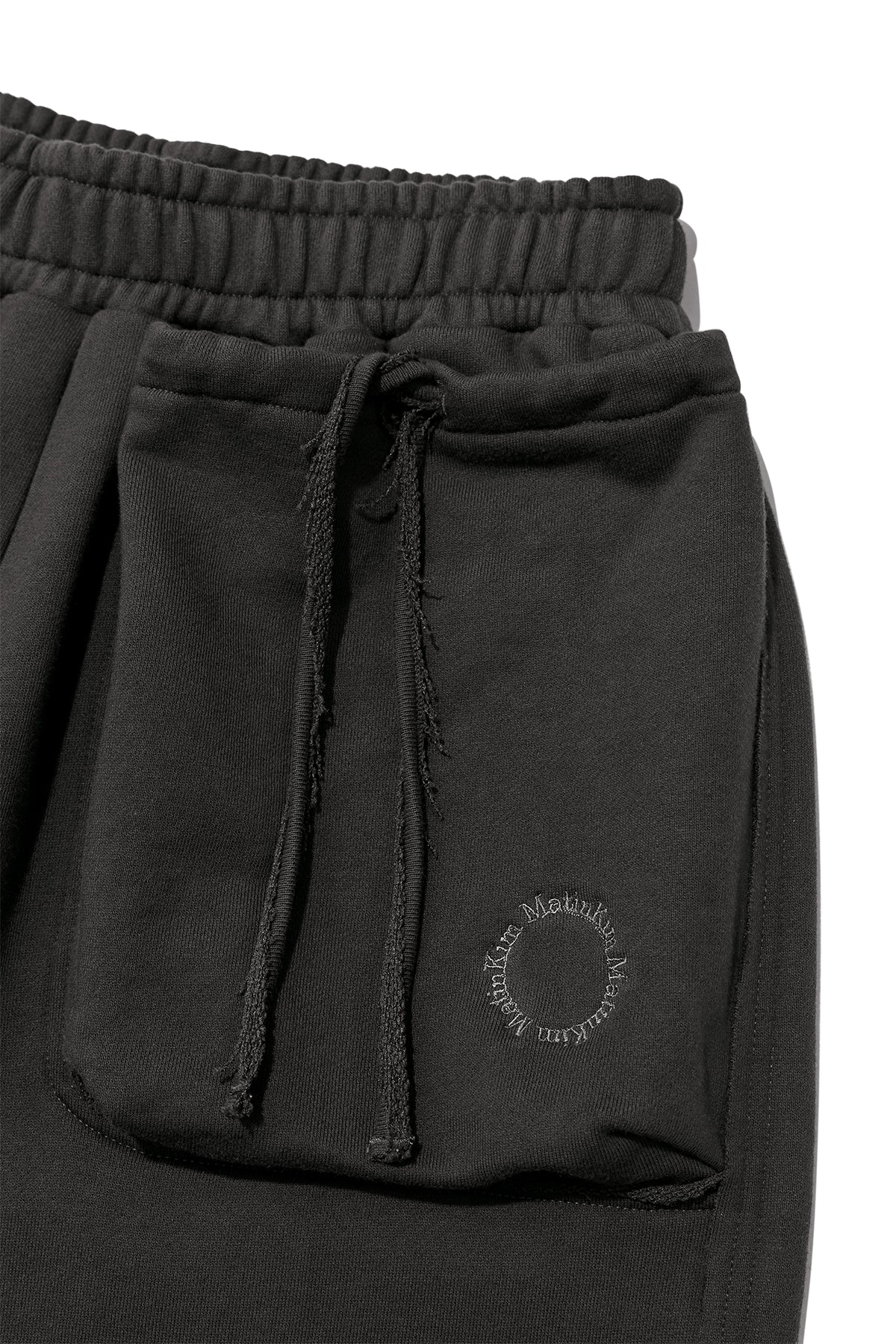Matin Kim - Volume Pocket Sweatpants (Charcoal) product image 4 | TRAB K-Fashion Australia