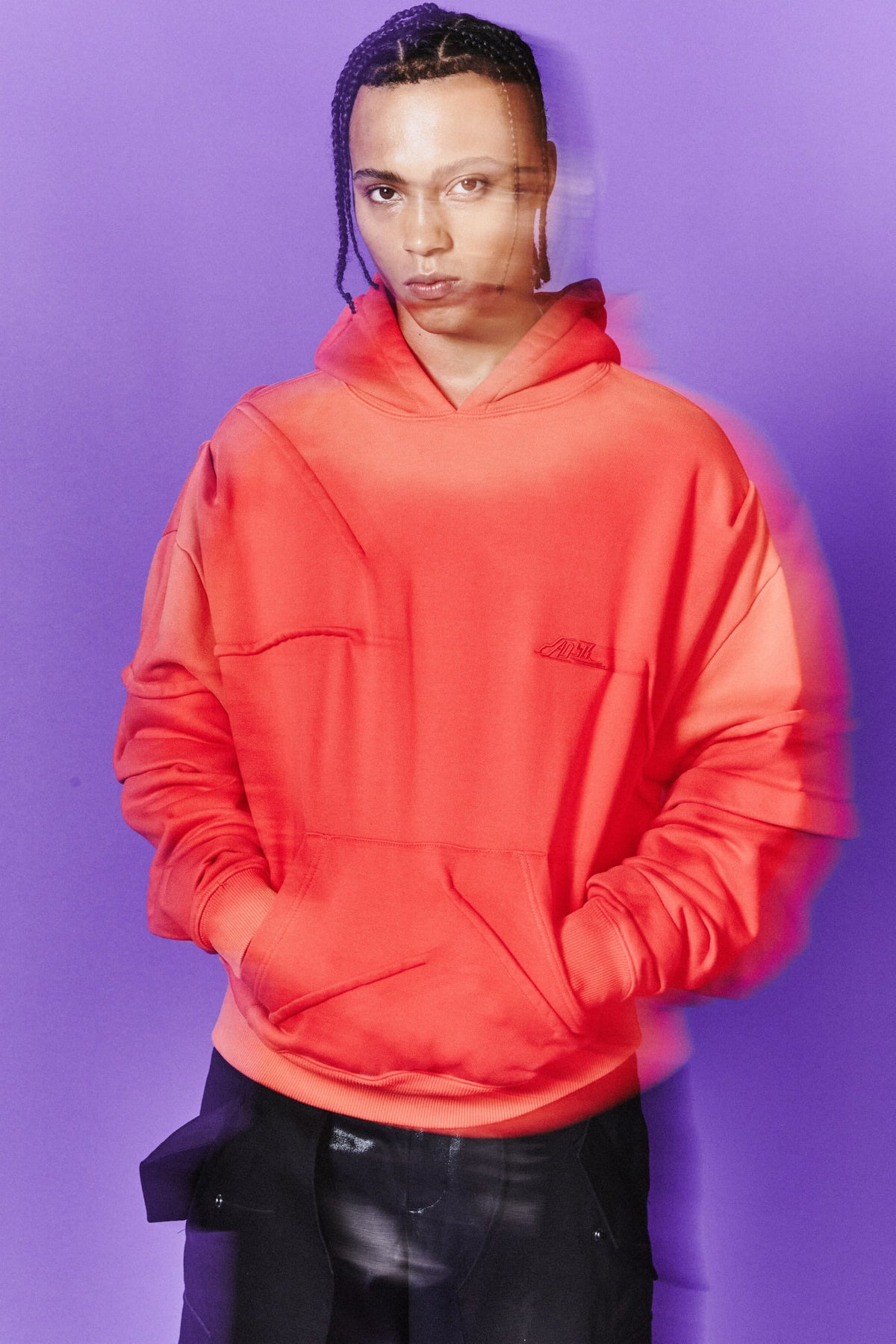 Andersson Bell - Mardro Gradient Hoodie (Tangerine) product image 1 | TRAB K-Fashion Australia