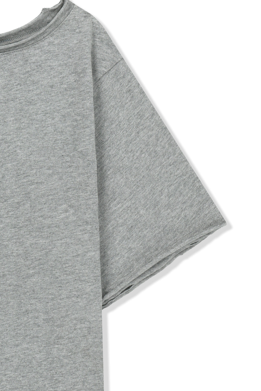 Matin Kim - [Pre-Order – Ships July 3] Mtk 16 Graffiti Logo Asymmetric Top (Grey) product image 5 | TRAB K-Fashion Australia