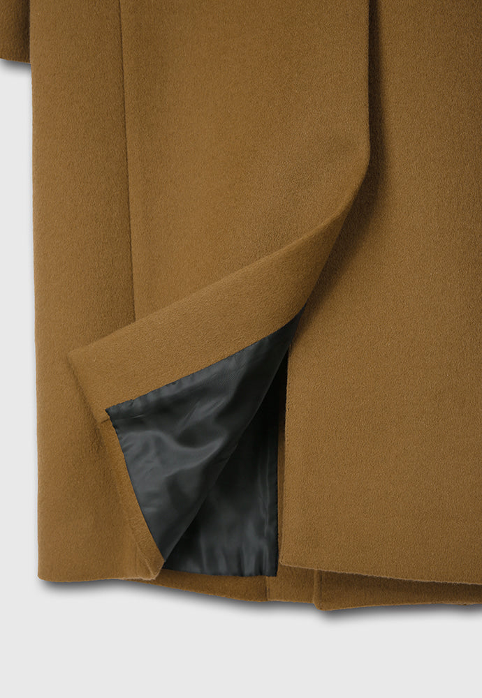 Tonywack - Cashmere Double-Breasted Tailored Coat (Dark Camel) product image 15 | TRAB K-Fashion Australia