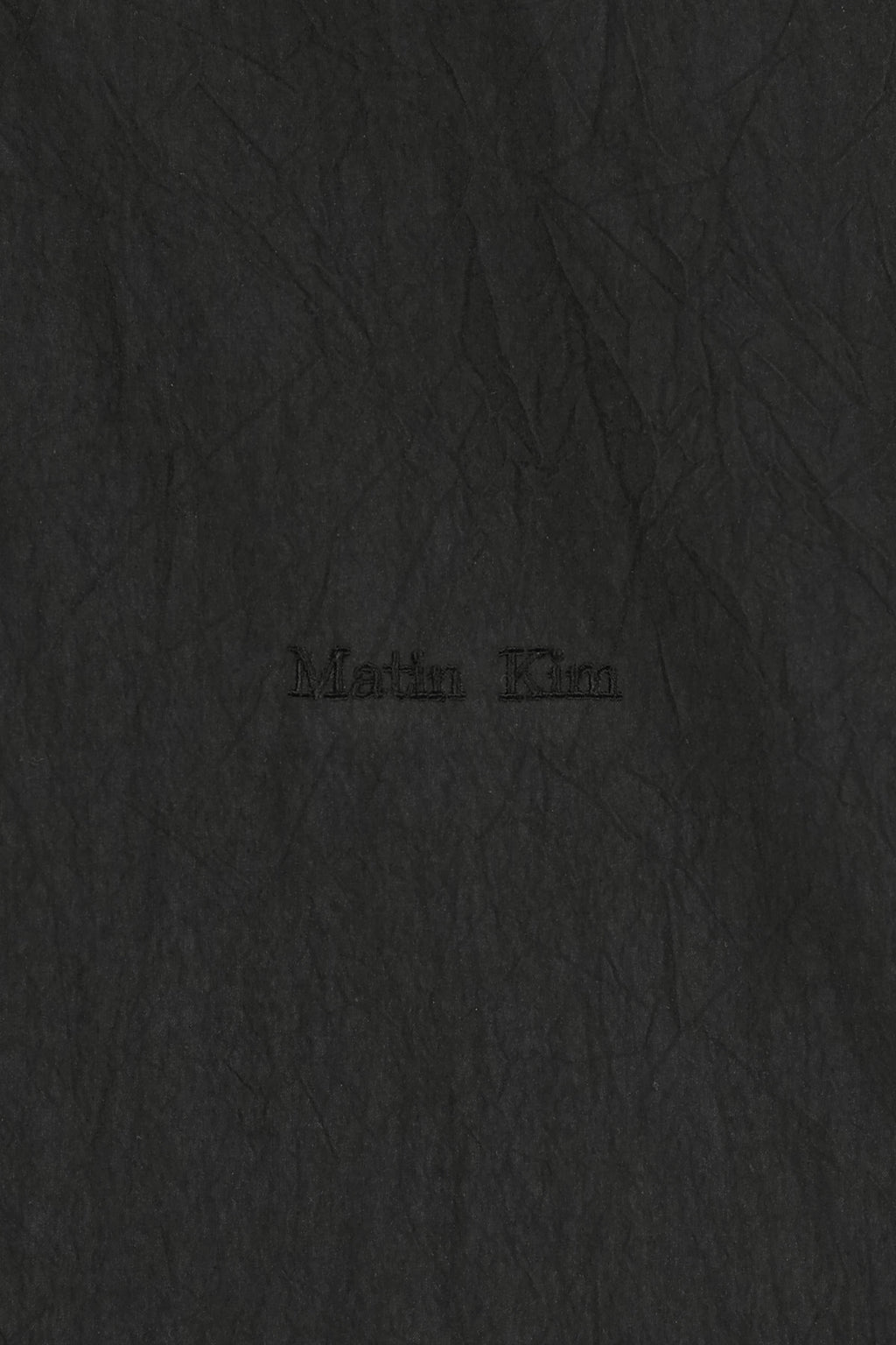 Matin Kim - Small Logo Over Fit Shirt (Charcoal) product image 5 | TRAB K-Fashion Australia