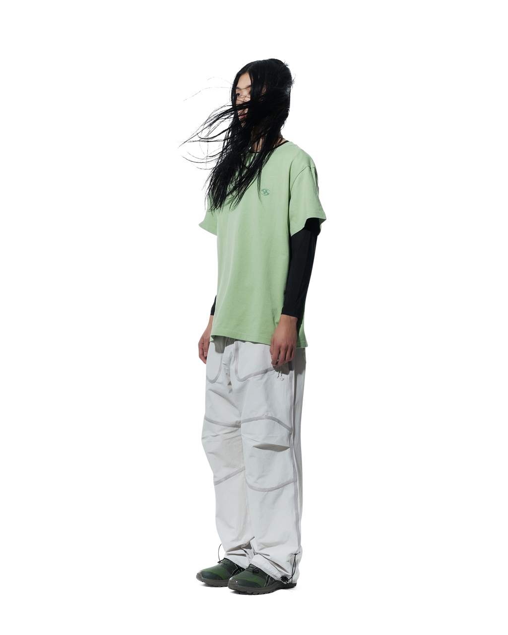 San San Gear - Logo T-Shirt (Green) product image 2 | TRAB K-Fashion Australia