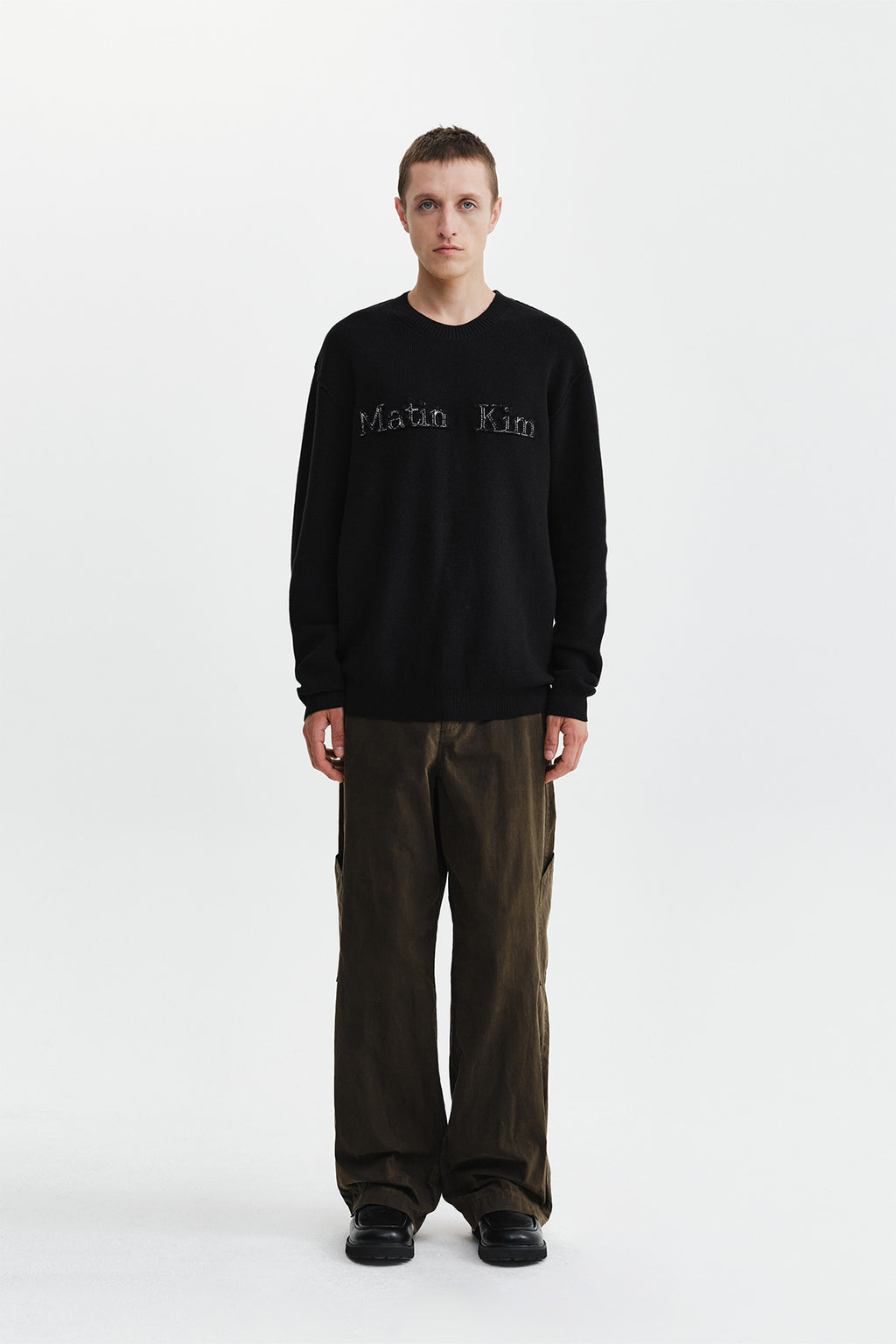 Matin Kim - Faded Wax Pants (Khaki) product image 11 | TRAB K-Fashion Australia