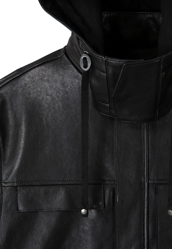 Art if acts - Vegetable Leather Rain Coat (Black) product image 12 | TRAB K-Fashion Australia