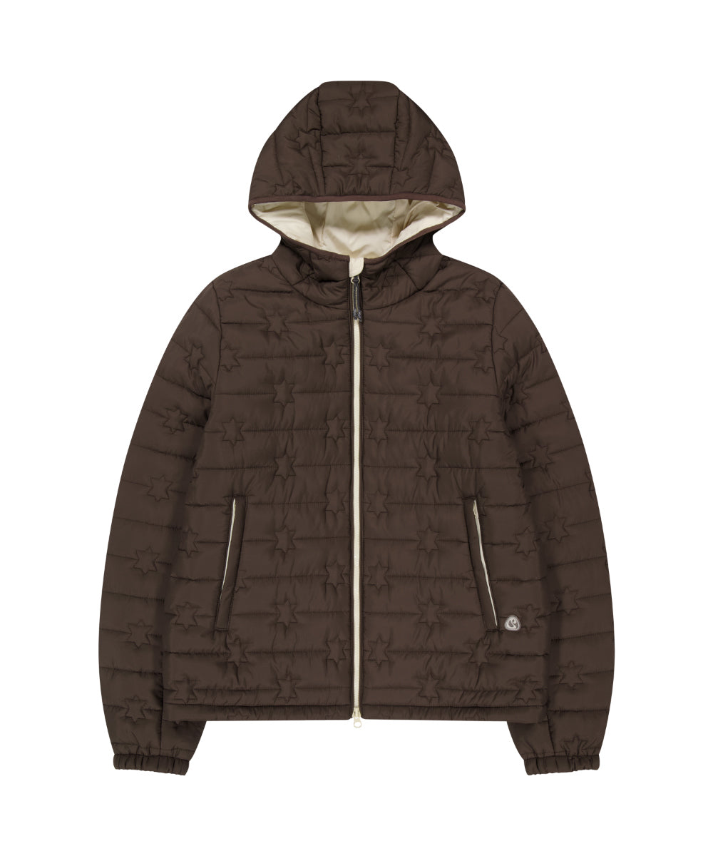 Coyseio - Fluffy Light Padded Jacket (Brown) product image 13 | TRAB K-Fashion Australia