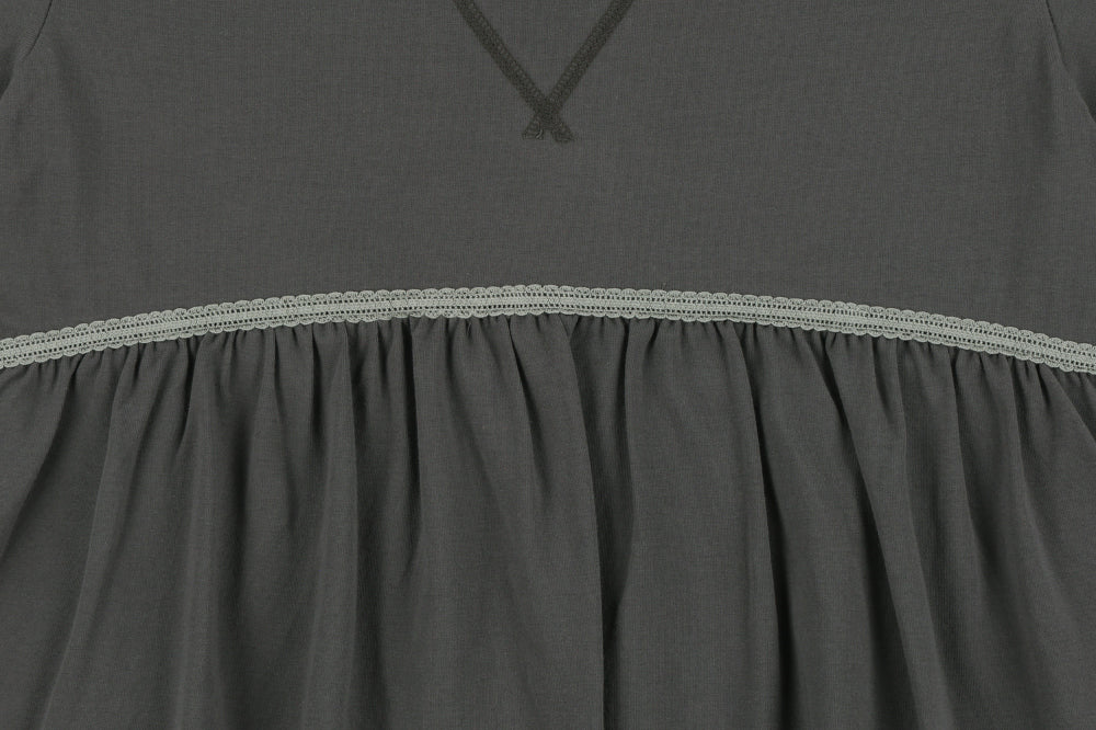 Coyseio - Lace Balloon T-Shirt (Dark Grey) product image 16 | TRAB K-Fashion Australia