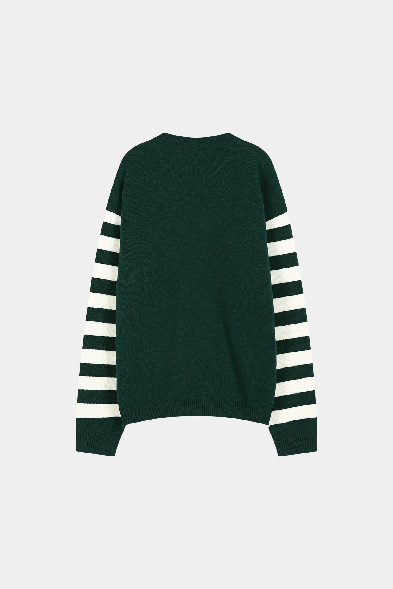 Andersson Bell - 26 Boy's Heart Message Crew-Neck Sweater (green/ivory) (Green/Ivory) product image 8 | TRAB K-Fashion Australia