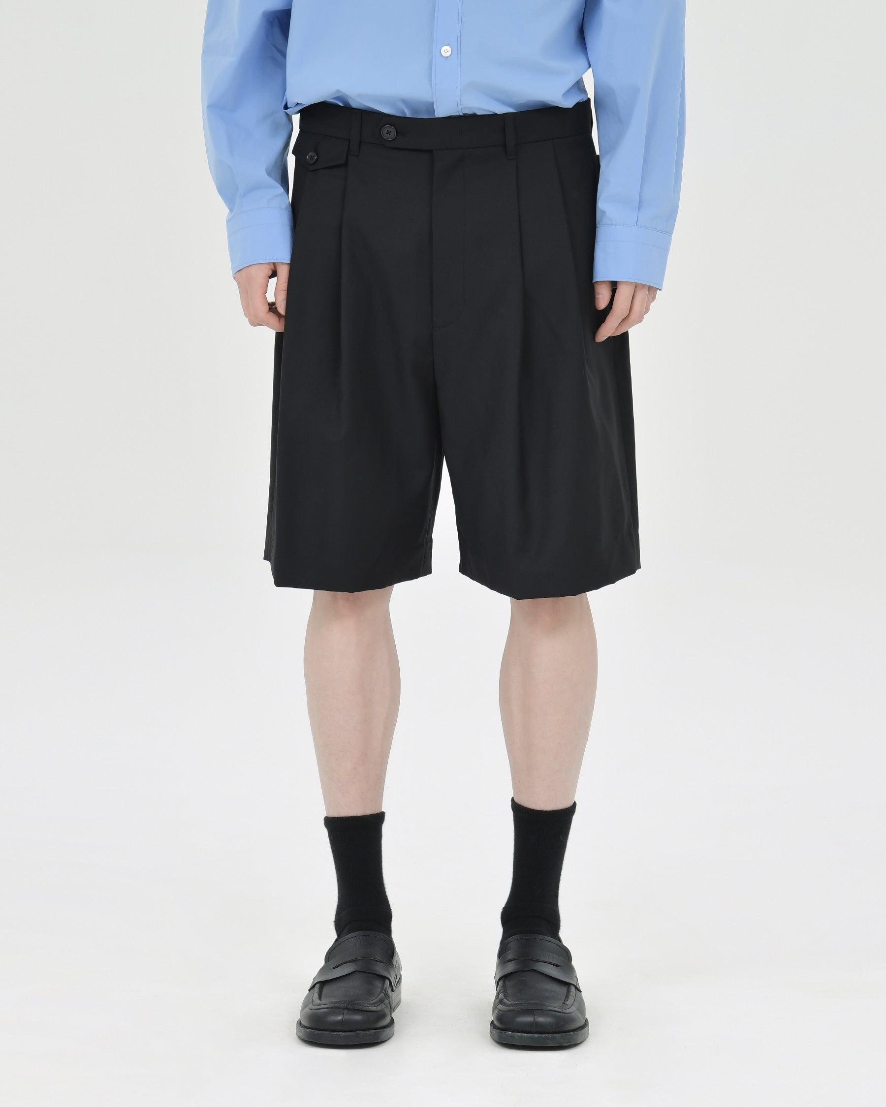 Brownyard - Wool Half Pants (Black) product image 1 | TRAB K-Fashion Australia