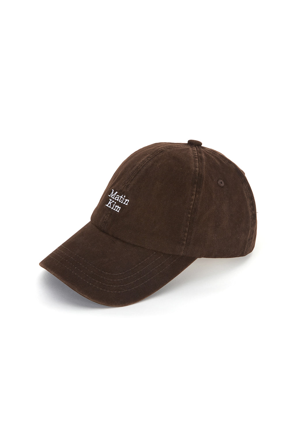 Matin Kim - Matin Mini Logo Ball Cap (Brown) product image 5 | TRAB K-Fashion Australia