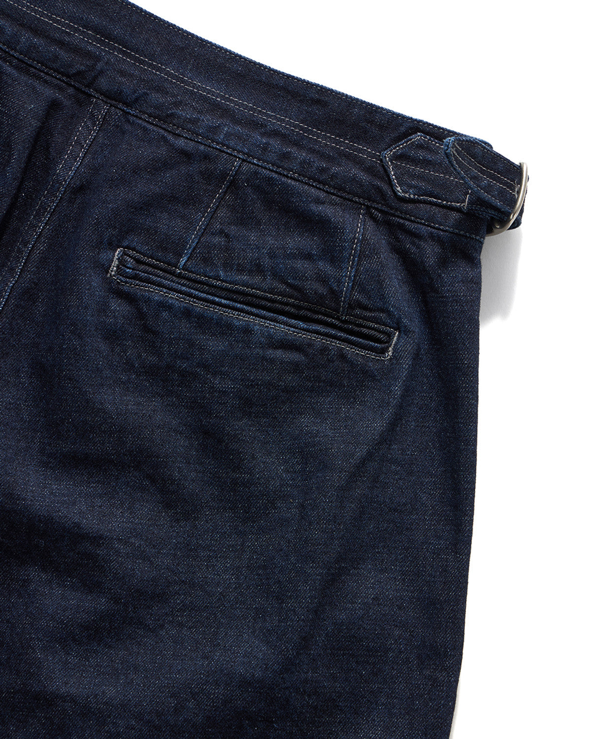 Eastlogue - Belted Trooper Comfort Shorts (Indigo Denim) product image 5 | TRAB K-Fashion Australia