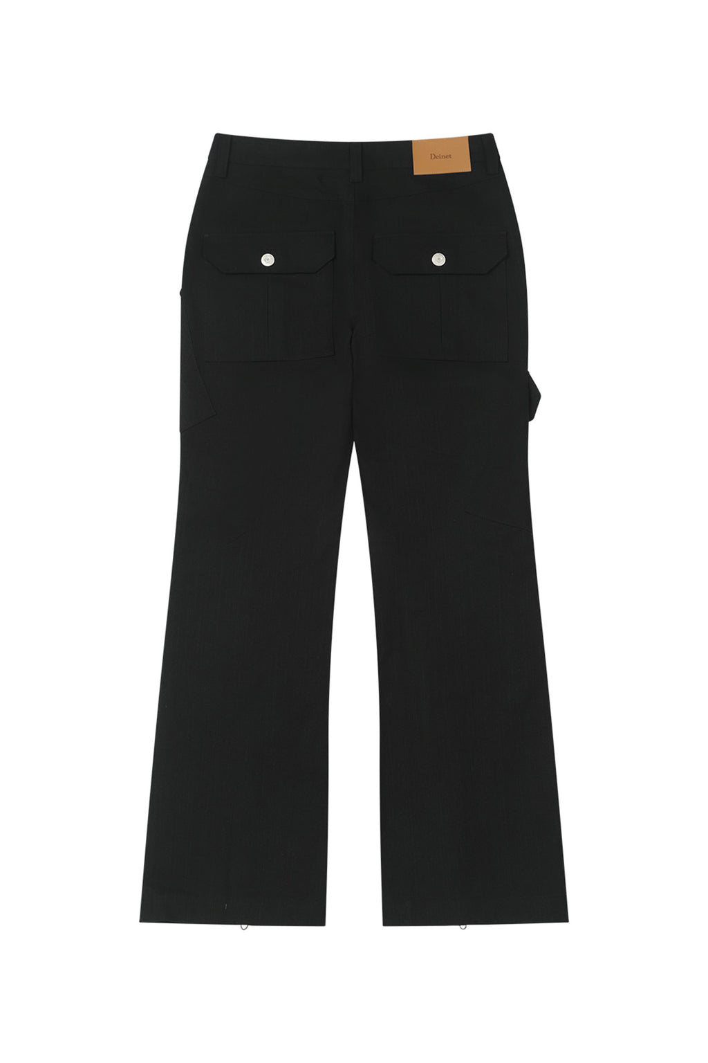 Deinet - Zipper Bootscut Cargo Pants (Black) product image 11 | TRAB K-Fashion Australia