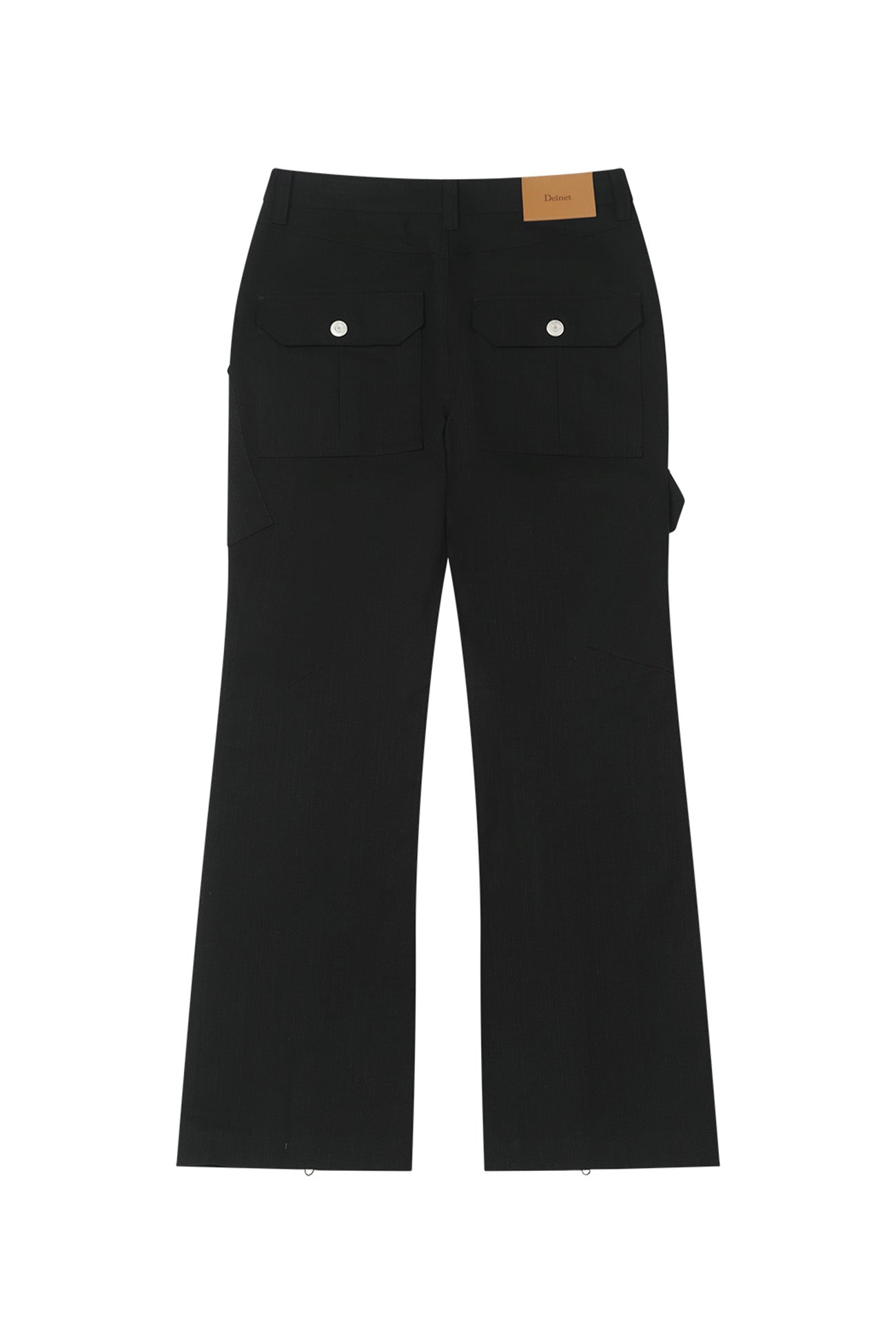 Deinet - Zipper Bootscut Cargo Pants (Black) product image 11 | TRAB K-Fashion Australia