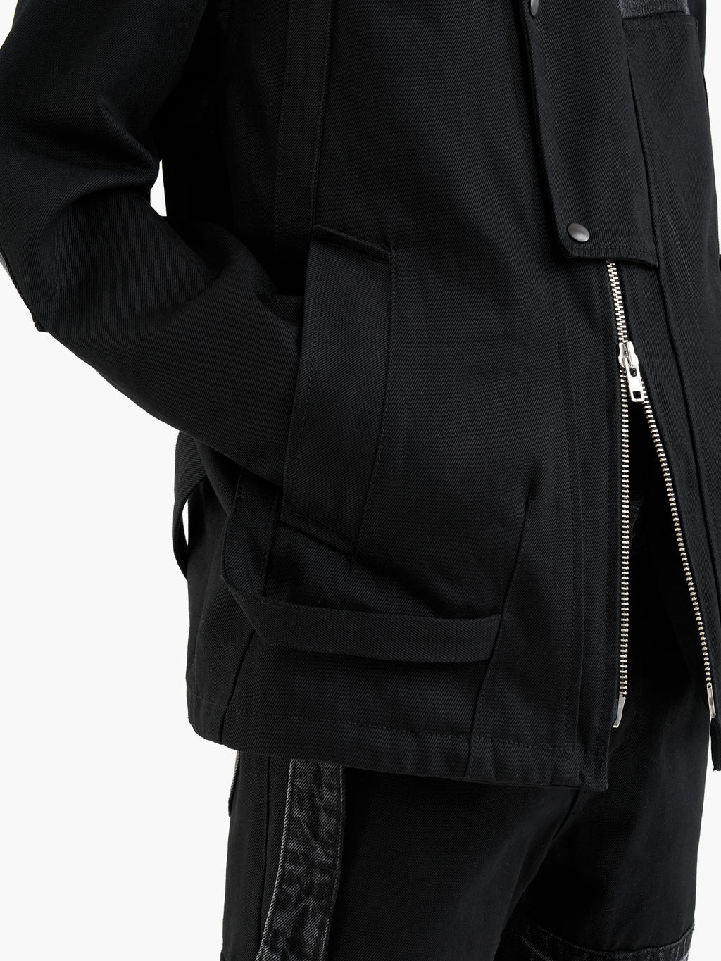 Jiyong Kim - Re-worked Denim Jacket (Black) product image 4 | TRAB K-Fashion Australia