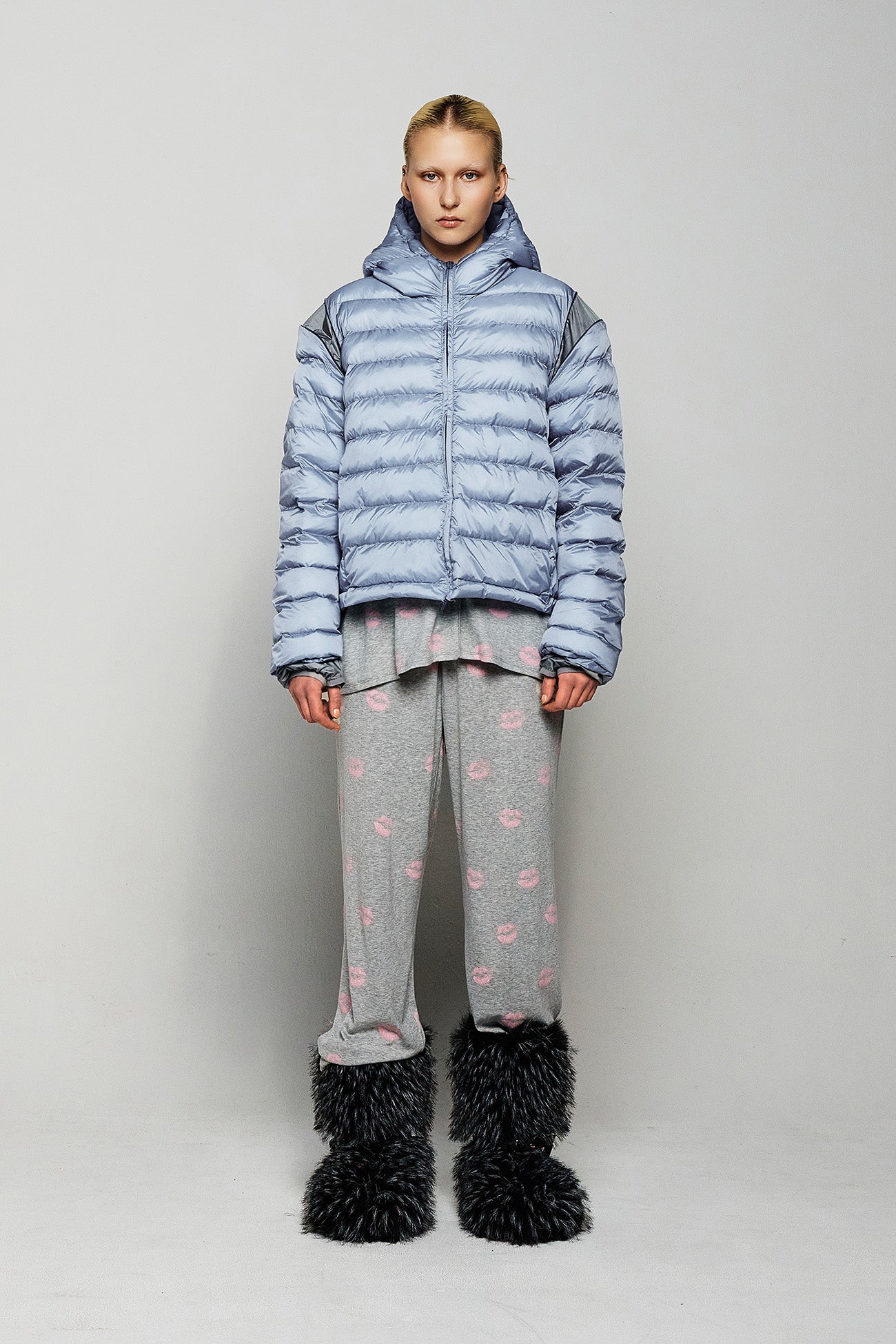 Deinet - Point Wellon Hooded Jacket (Sky Blue) product image 1 | TRAB K-Fashion Australia
