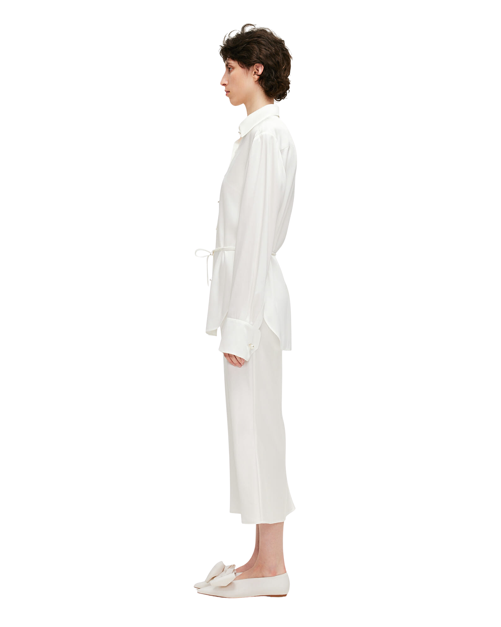 Kimhe Kim - Silk Shirt (White) product image 3 | TRAB K-Fashion Australia