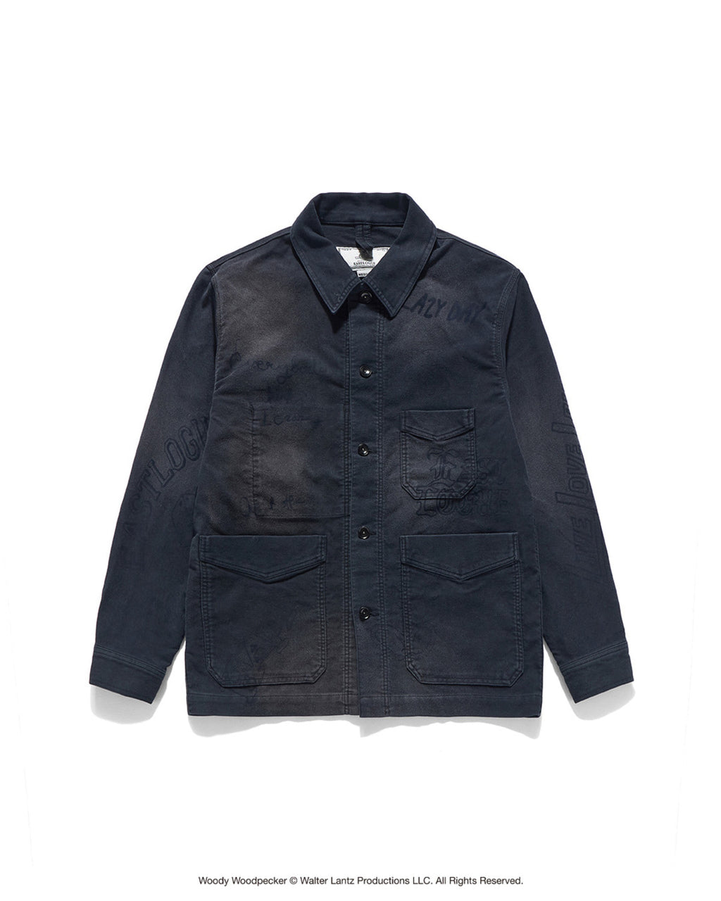 Eastlogue - Woody Memorial Work Jacket (D.navy Moleskin) product image 1 | TRAB K-Fashion Australia