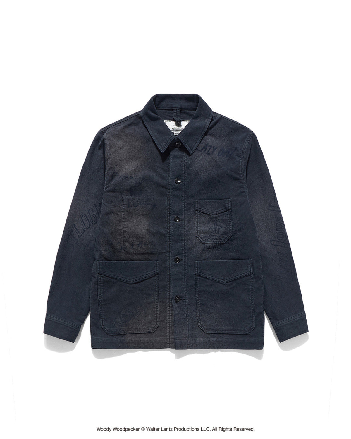 Eastlogue - Woody Memorial Work Jacket (D.navy Moleskin) product image 1 | TRAB K-Fashion Australia