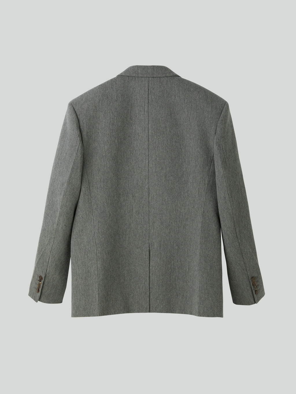 Recto - Quincy Wool Single Jacket (Melange Grey) product image 12 | TRAB K-Fashion Australia