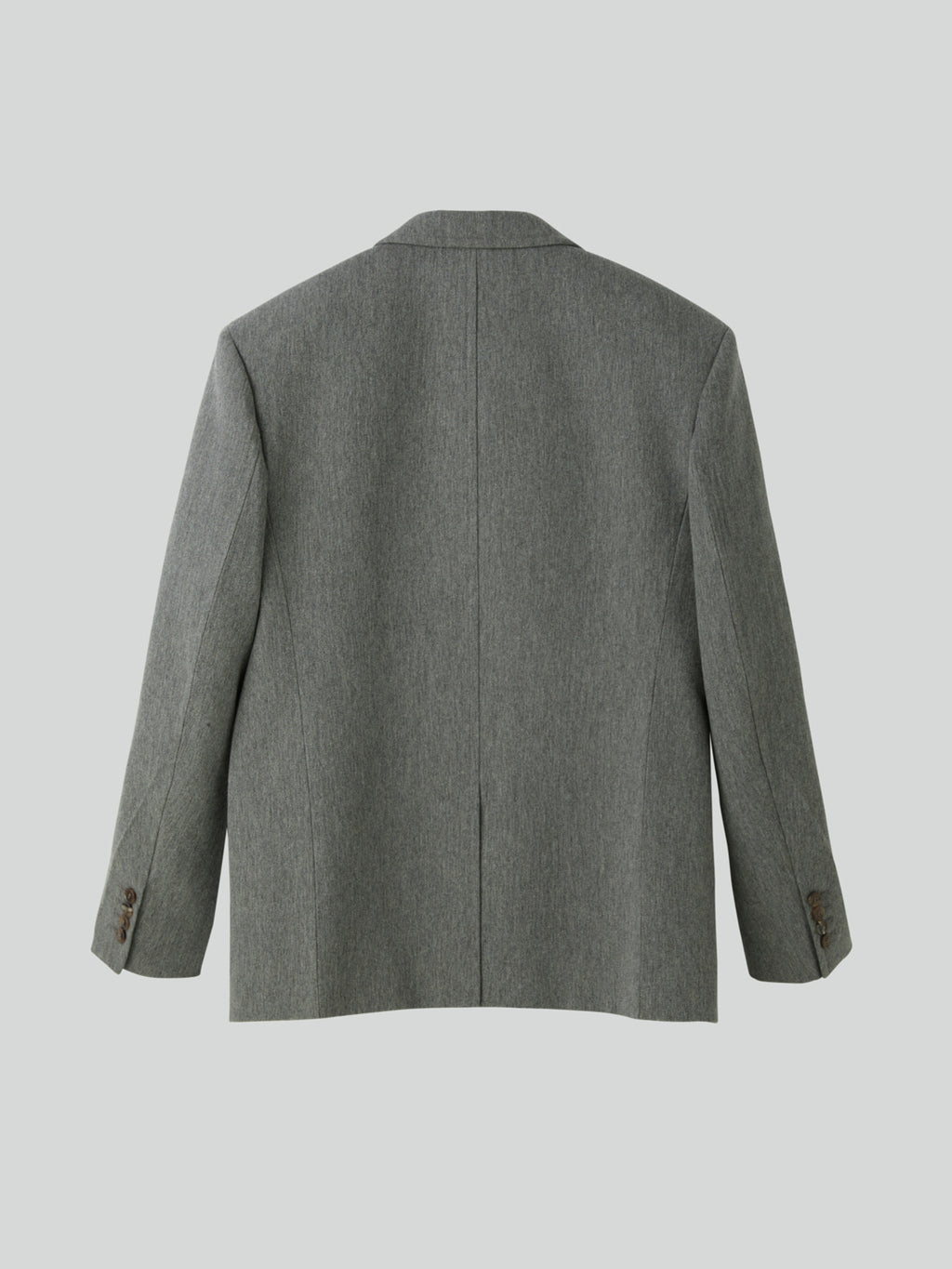 Recto - Quincy Wool Single Jacket (Melange Grey) product image 12 | TRAB K-Fashion Australia