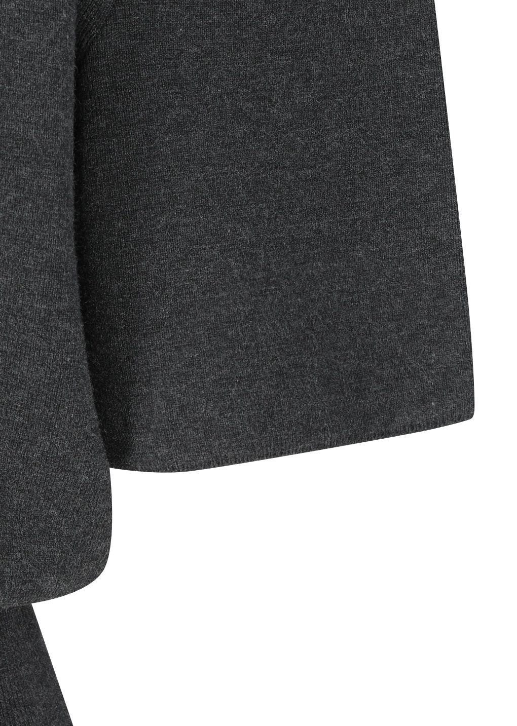 Amomento - Rounded half knit top (Charcoal) product image 11 | TRAB K-Fashion Australia