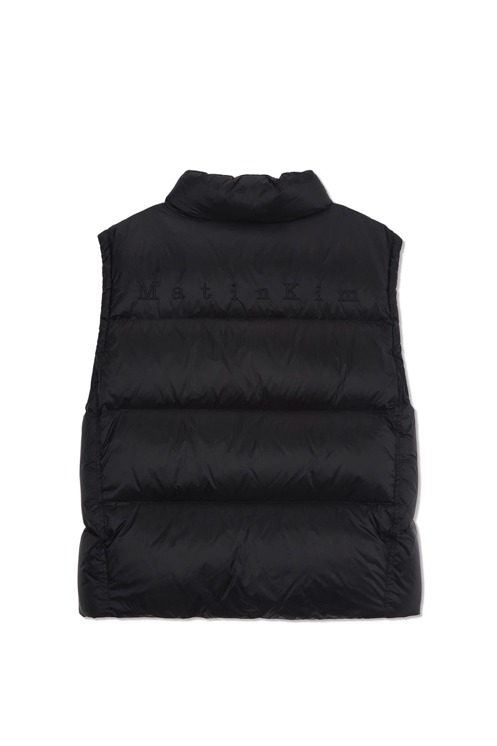 Matin Kim - Unbalance Quilted Down Vest (Black) product image 2 | TRAB K-Fashion Australia