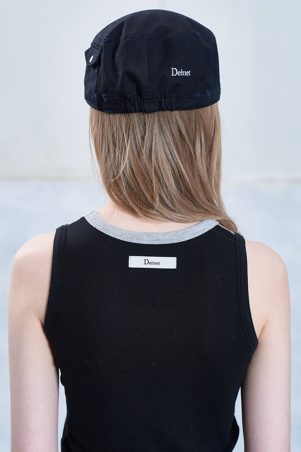Deinet - D-Contrast Sleeveless (Black) product image 6 | TRAB K-Fashion Australia