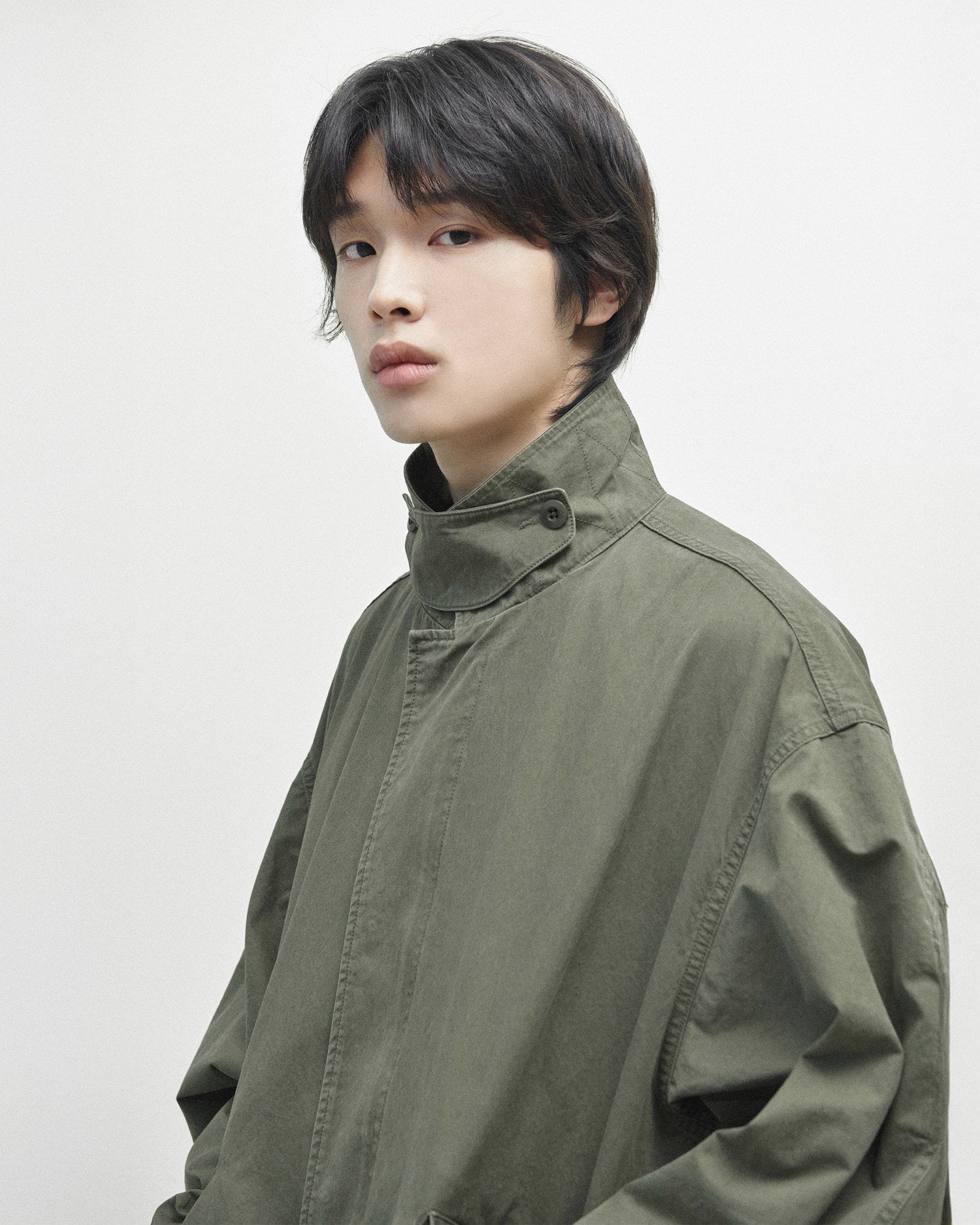 Brownyard - Washed Field Coat (Olive Grey) product image 3 | TRAB K-Fashion Australia