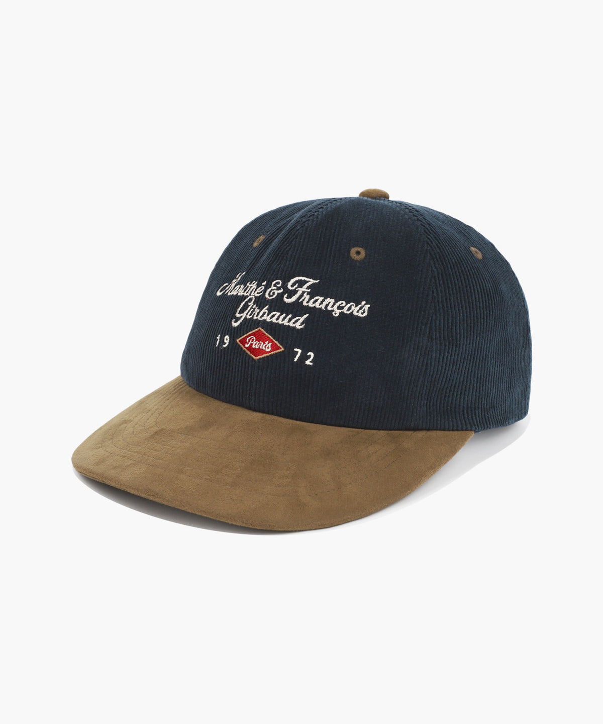 Marithe & Francois Girbaud - Corduroy Color Block Cap (Camel) product image 1 | TRAB K-Fashion Australia