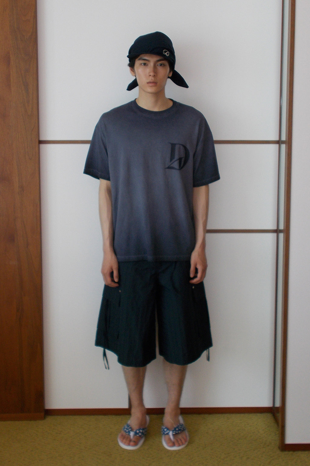 Deinet - Washed Logo T-Shirt (Black) product image 1 | TRAB K-Fashion Australia