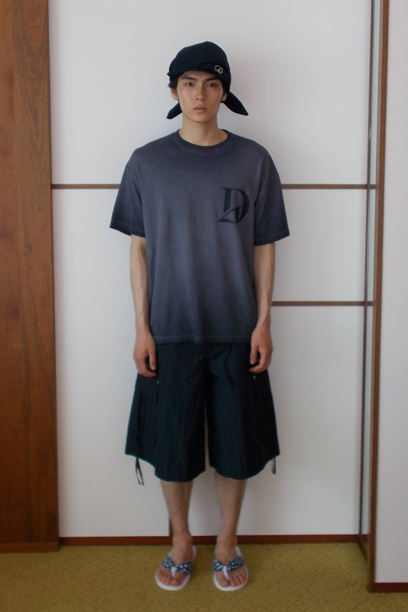 Deinet - Washed Logo T-Shirt (Black) product image 1 | TRAB K-Fashion Australia