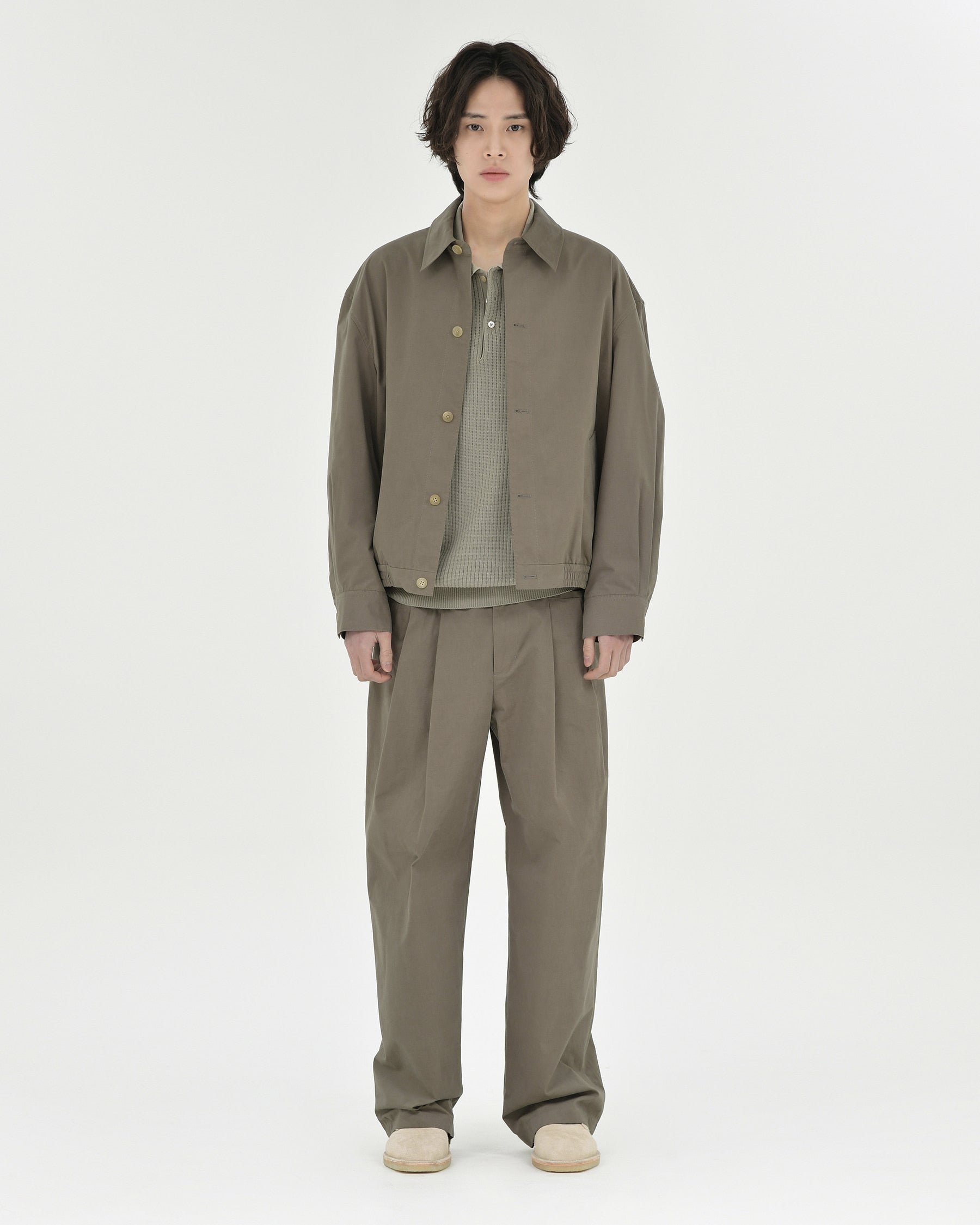 Brownyard - Shirt Blouson (Brown) product image 1 | TRAB K-Fashion Australia