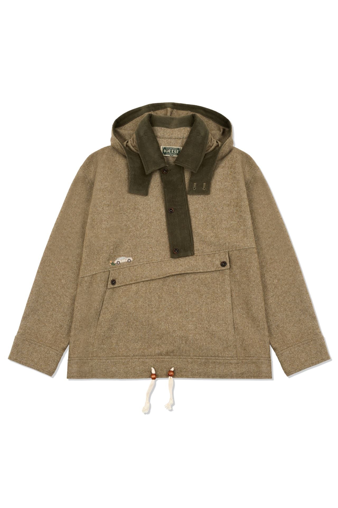 Ioedle - Uphill Hooded Anorak (Olive) product image 2 | TRAB K-Fashion Australia