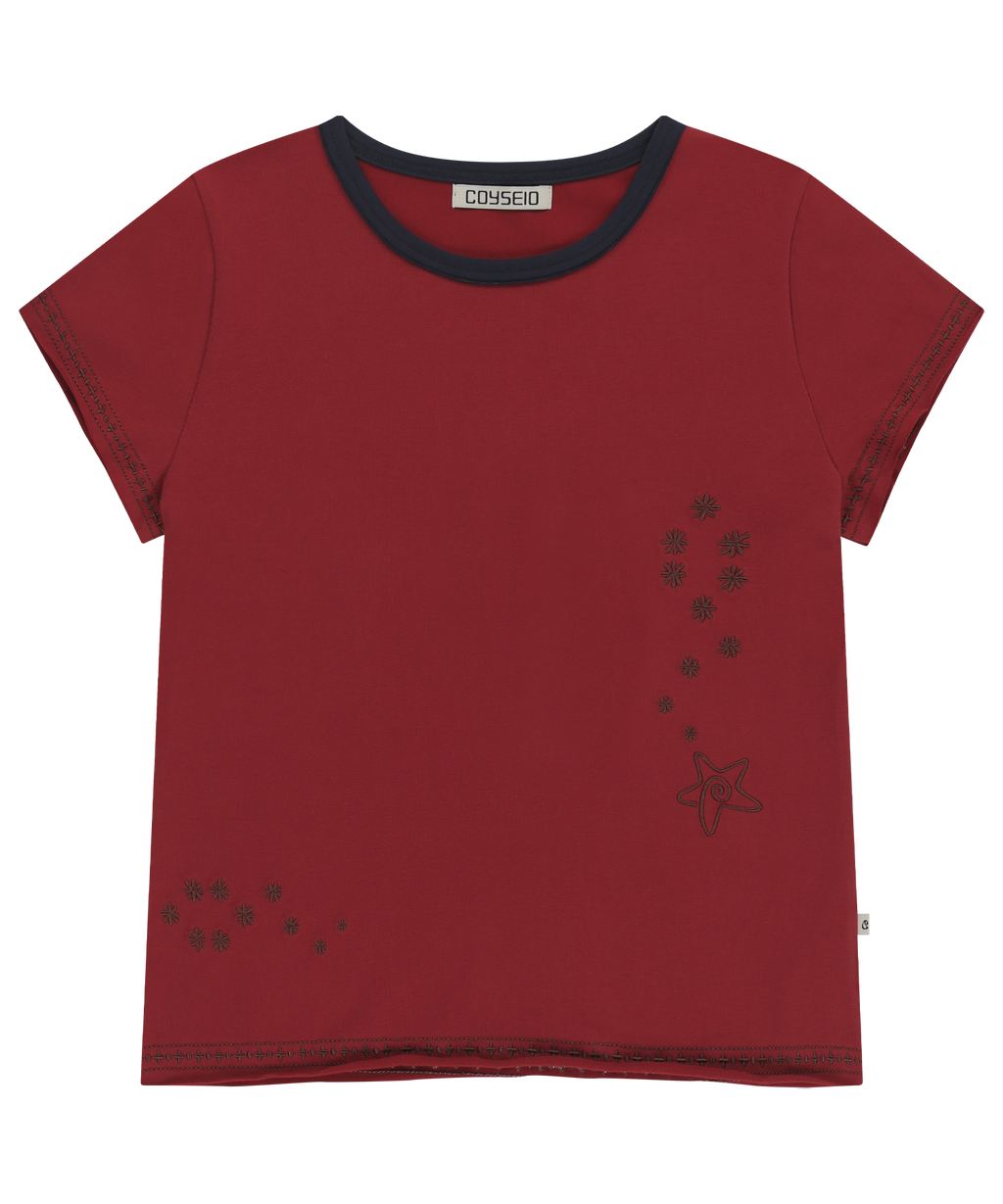 Coyseio - Solar T-Shirt (Red) product image 1 | TRAB K-Fashion Australia