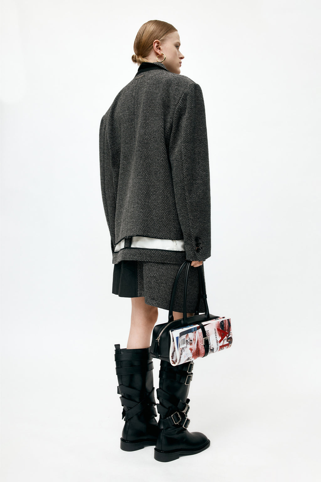 Andersson Bell - Unisex Inside-Out Wool Jacket (Grey) product image 10 | TRAB K-Fashion Australia