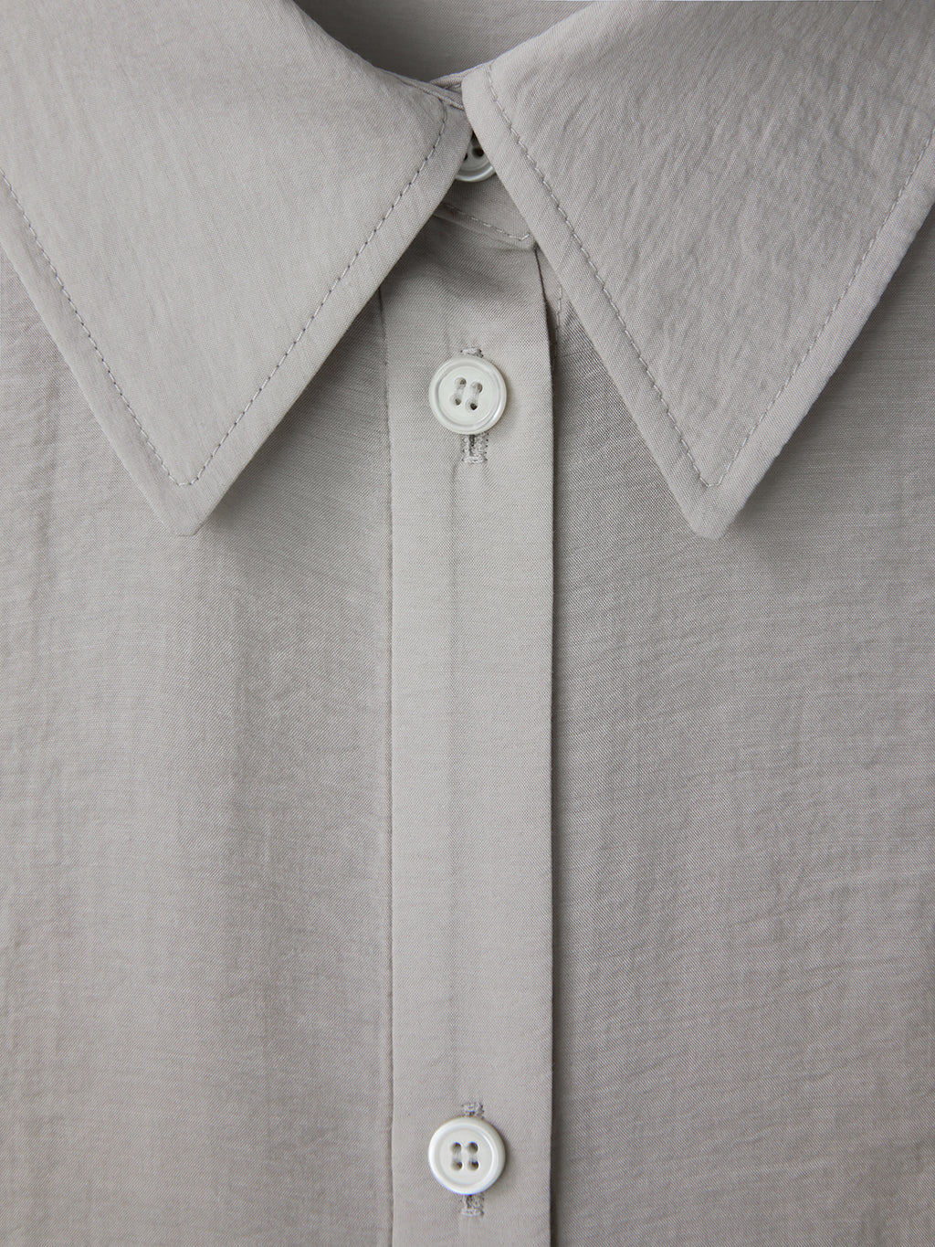 Recto - Silk Blend Volume Shirt (Light Taupe) product image 7 | TRAB K-Fashion Australia