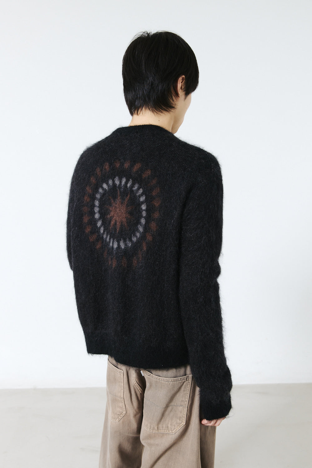 Hatchingroom - Hanabi Mohair Cardigan (Black) product image 14 | TRAB K-Fashion Australia